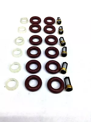 Fuel Injector Repair Kit O-rings Pintle Caps Filters Gm 3.8l V6 0280155737 • $12.99