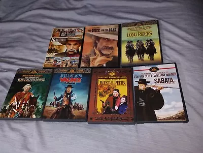 7 DVD Lot Western Return A Man Called Horse Valdez Is Coming Sabata Long Riders • $9.99