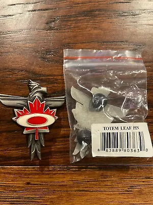 Oakley Totem Maple Leaf PIN Vancouver 2010 Olympic Pin X Metal Rare Collectible • $85