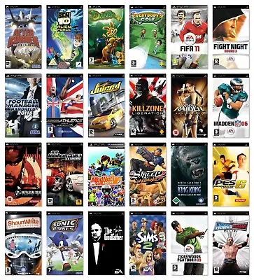 £24.95 • Buy Sony PSP Games - Buy One Or Bundle Up - Fast Delivery