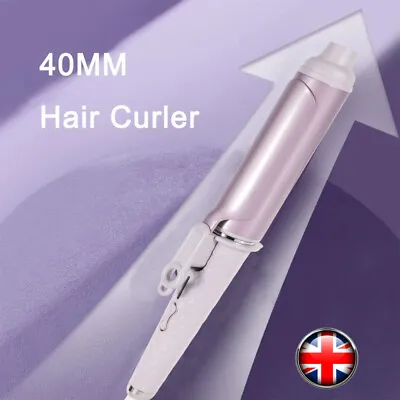 Curling Tongs Wand Hair Curler Large Barrel Curling Iron For Long Thick Hair40mm • £14.99