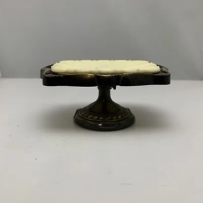 Vintage Amerock Carriage House Soap Dish Brass Tone • $10