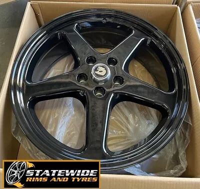 Set Of Holden Walky Style Staggered 20Inch Wheels In Gloss Black Finish • $1650