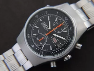 Vtge Citizen Flyback  Chronograph. Spider. Original Serviced . 1980 • $179