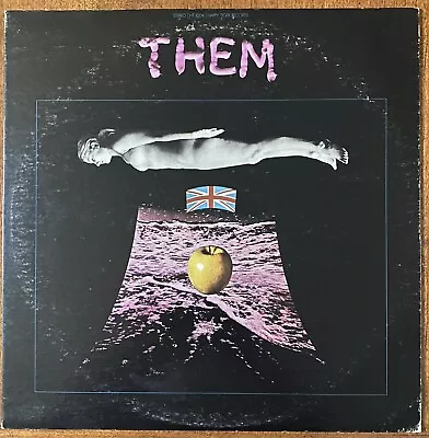 THEM S/t 1971 US ORG Happy Tiger PROMO LP Psych! NOT Van Morrison MONARCH Press • $100