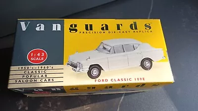 VA35002 Vanguards Ford Classic 109E Ermine White 1:43 • £21.99