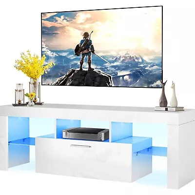 Uhomepro RGB TV Stand Living Room Entertainment Center • $149.99