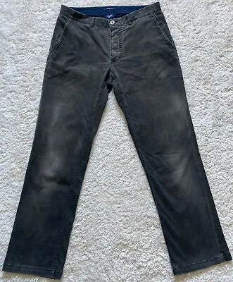 Mens Gant New Haven Jeans Trousers. W34 L31. Brown. Cotton. Logo. PRISTINE • £20
