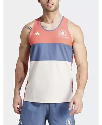 Boston Marathon Adidas 24 Men Own The Run Singlet Tank  Small  2024 128th • $28.98