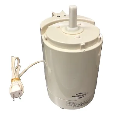 $15.44 • Buy West Bend 6500 High Performance Food Processor Replacement MOTOR BASE - Tested