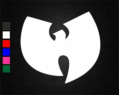 Wu Tang Clan Logo Rap Music Vinyl Decal Sticker Car/van/door/wall/window/home • £1.60