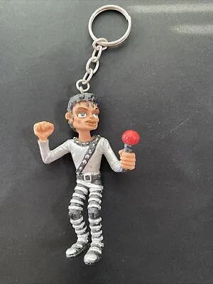 RARE Vintage Michael Jackson 1987 Comics Spain 3.5  Figurine PVC Keychain Toy • $65