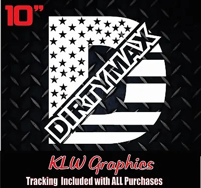 $8.07 • Buy Dirtymax Duramax Decal Sticker Turbo Diesel Truck 6.6 3.0  American Flag Stars