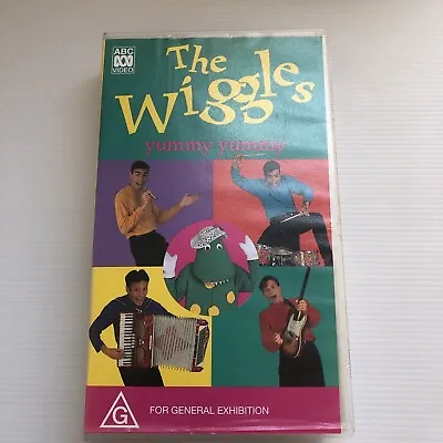The Wiggles Wiggly Yummy Yummy VHS Video Cassette Tape PAL G 1994 • $25