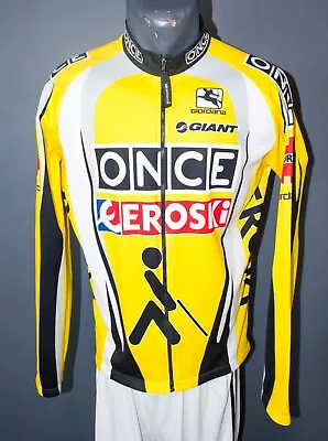 Giordana Giant Cycling Jersey Bike Jersey Mens Long Sleeve Shirt Size Adult XXL • $82.14