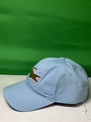 Lacoste Blue Baseball Croc Hat US French Open Performance Tennis Golf One Size • $29.99