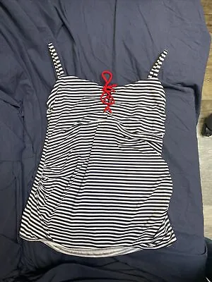 Brand New Seraphine Maternity Striped Tankini Top Size Large • £5