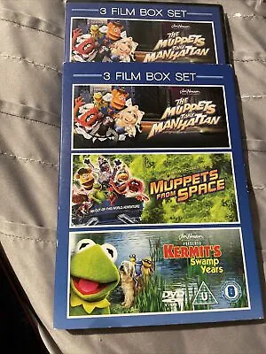 3 Film Muppets Take Manhattan From Space Kermit's Swamp Years Show DVD NEW R2 • £6.99