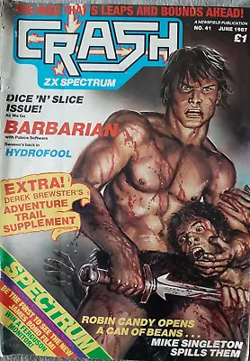 CRASH - Sinclair ZX Spectrum Magazine - Issue #41 - June 1987 - RARE • £4.99