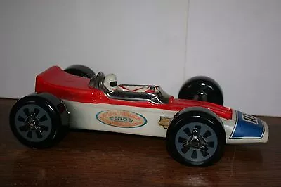 Vintage 1970 Ezra Brooks #10 Indy 500 Type Race Car Decanter • $22.49