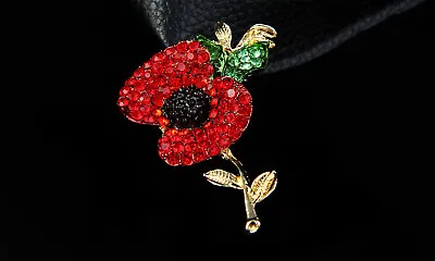 £4.59 • Buy UK 2022 Poppies Brooch Pin Lapel Lest We Forget Pins Metal Badges Broach Flower