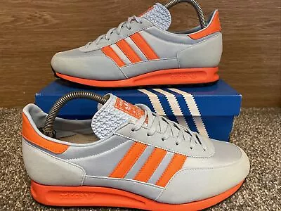 Adidas Vintage Trx Trainers Size UK 8 Blue/Orange 80s Casuals • £79.99