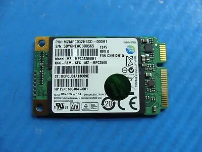 HP 4t-1100 Samsung MSATA M.2 SSD 32GB MZMPC032HBCD-000H1 687100-001 • $11.99