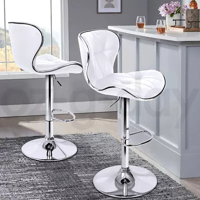 ALFORDSON Bar Stools Kitchen Swivel Dining Chairs Gas Lift Leather/Fabric • $149.95
