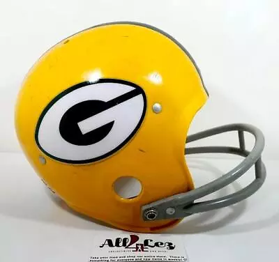 Vintage Green Bay Packers Helmet 2 Bar Youth Fs Hnfl Rawlings Small *read* • $99.99