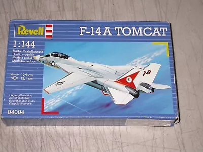 Revell 1/144 Military Fighter Jet Aircraft Model Kit 04004 F-14A Tomcat • $14.99