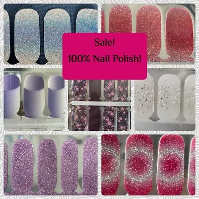 SALE!!  100% Color Nail Polish Strips Wraps Buy 2 Get 2 Free. • $3.25