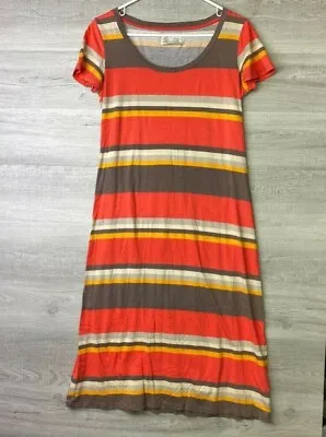 Anthropologie Saturday Sunday Womens T-Shirt Dress Multicolor Striped Scoop S • $20.10