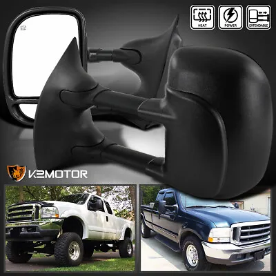 Fits 1999-2007 Ford F250 F350 F450 SuperDuty Power Heated Tow Mirrors Left+Right • $89.38