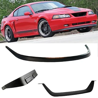 Fits 99-04 MUSTANG MACH 1 Chin Spoiler And Grille MOD Bottom Lip 99-04 GT V6 • $89.99