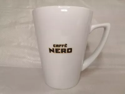 Caffe NERO White Cappuccino Mug Cup Tea Coffee With Pointy Sharp Handle Cafe  • £19.99