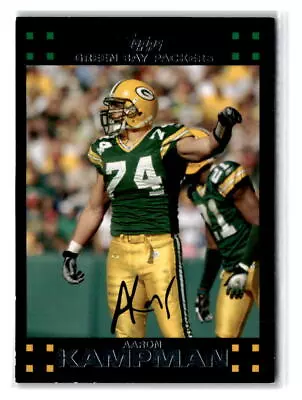 2007 Topps #8 Aaron Kampman Green Bay Packers 202324 • $0.99