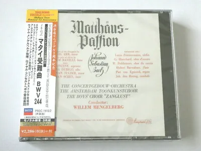 Willem Mengelberg J.S. Bach Matthaus-Passion 3 CD TOWER RECORDS JAPAN • $31