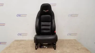 10 Chevy Corvette C6 2lt Power Seat Front Right Passenger Black Leather • $360