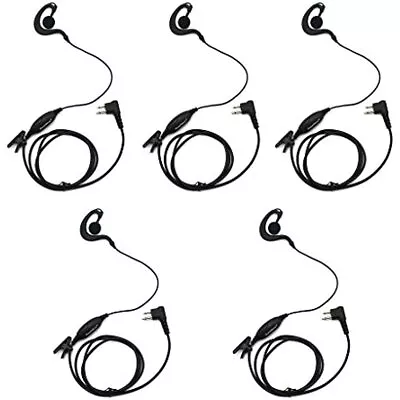 5pc Headset Earpiece For Motorola CP200 CP200D CP185 DTR650 PR400 EP450 CLS1110  • $29.99