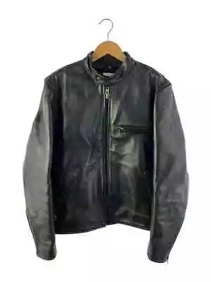 VANSON #46 Single Rider Jacket 42 Leather Black 70235B • $629.37