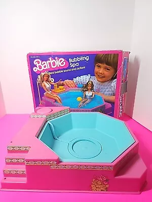 Vintage Barbie Bubbling Spa Hot Tub 1983  #7145 Mattle W/ Original Box!! • $20.70