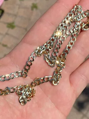 Real Solid 14k Gold Mens Ladies Curb Cuban Link Chain 5mm Necklace • $459.99