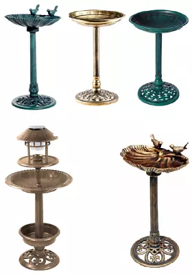 £17.99 • Buy Ornamental Bird Bath Table Garden Feeder Food Feeding Station Free Stand Feature