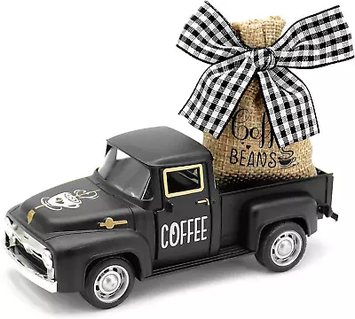 Mini Metal Truck Decor Farmhouse Vintage Coffee Bar Accessories For Countertop  • $21.45