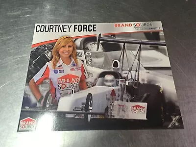 NHRA Courtney Force Promotional Card Handout 8x10 • $14.99