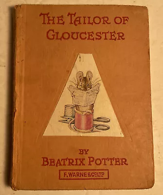 Vintage Beatrix Potter The Tailor Of Gloucester F. Warne & Co. London HC Book • $42
