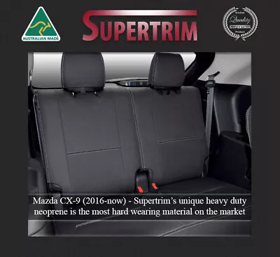 3rd Row Seat Covers Fit Mazda CX-9 (2016-now) 100% Waterproof Premium Neoprene • $269