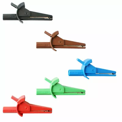 Crocodile Clips For Fluke/Kewtech/Di-Log/Martindale/Metrel 1000v 4mm • £10.50