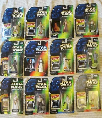 Star Wars POTF NIP Figures 95-98 Leia Luke  Han + Bonus Card • $7.99