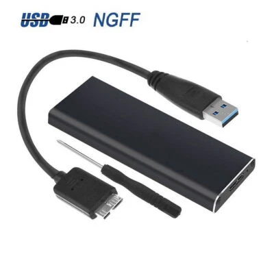 $12.41 • Buy USB3.0 To NGFF M.2 B Key SATA SSD Adapter Card External Caddy Case Enclosure Box